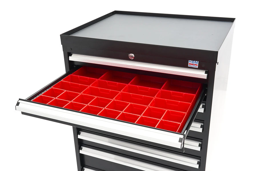 HBM 8 Laden Profi Gereedschapskast 72 X 58 X 100 Cm Zwart 16 HBM 8 Laden Profi Gereedschapskast 72 X 58 X 100 Cm Zwart - Afbeelding 16