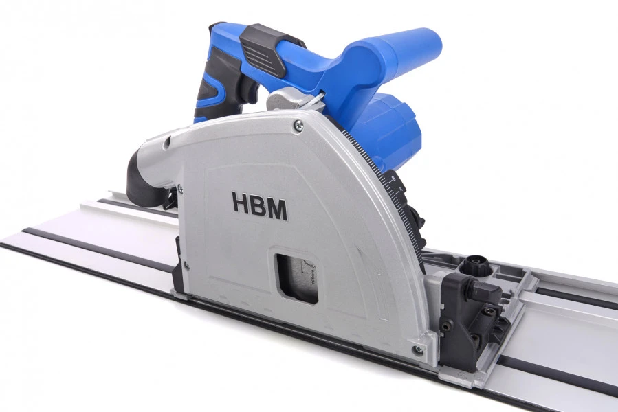 HBM 165 Mm Professionele 1200 Watt Invalzaag, Liniaalzaag Met 2 X 700 Mm Liniaal 2 HBM 165 Mm Professionele 1200 Watt Invalzaag, Liniaalzaag Met 2 X 700 Mm Liniaal - Afbeelding 2