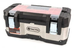 Tactix Professionele RVS Gereedschapskoffer Met Uitneembare Opbergbakjes -Werkplaats Gereedschap Serie hbm 242 40.jpg 1200x600 34089ebc88