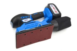 HBM Professionele 20 Volt 4,0AH Lion Vlakschuurmachine Inclusief 2 Lion Accu's En 15 Schuurvellen -Werkplaats Gereedschap Serie hbm 272 39.jpg 1200x600 3daa4ebc88