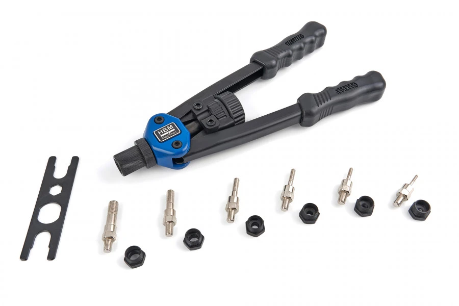 HBM 104 Delige Professionele Blindklinktangset In Koffer 3 HBM 104 Delige Professionele Blindklinktangset In Koffer - Afbeelding 3