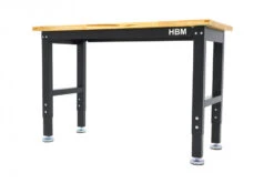 HBM Werkbank Met Massief Houten Blad, In Hoogte Verstelbaar, 122 Cm -Werkplaats Gereedschap Serie hbm 3141 4.jpg 1200x600 f3bc0ebc88