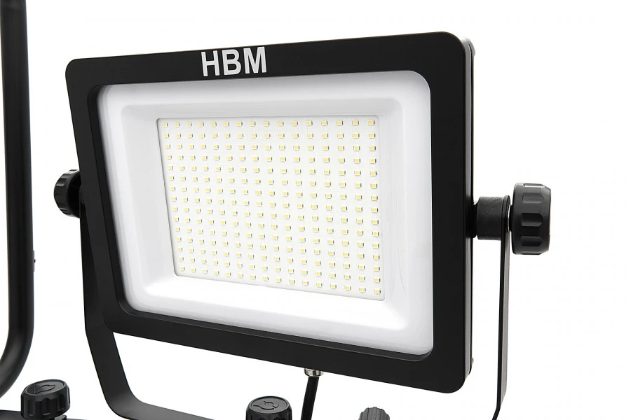 HBM Professionele Dubbele LED Bouwlamp 2 X 150 Watt – 2 X 15.000 Lumen Met Statief 2 HBM Professionele Dubbele LED Bouwlamp 2 X 150 Watt – 2 X 15.000 Lumen Met Statief - Afbeelding 2