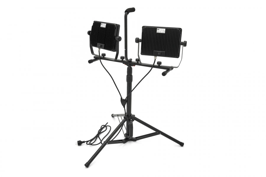 HBM Professionele Dubbele LED Bouwlamp 2 X 150 Watt – 2 X 15.000 Lumen Met Statief 4 HBM Professionele Dubbele LED Bouwlamp 2 X 150 Watt – 2 X 15.000 Lumen Met Statief - Afbeelding 4
