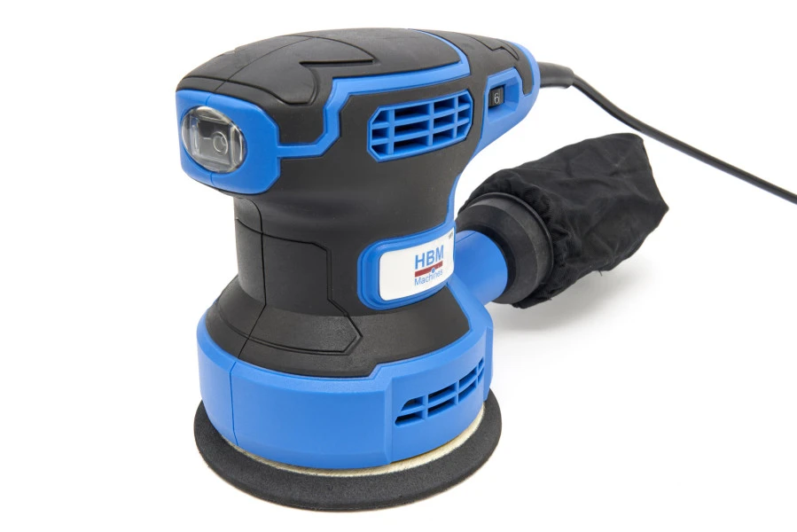 HBM Variabele Excenterschuurmachine 320 Watt Inclusief 12 Schuurvellen 2 HBM Variabele Excenterschuurmachine 320 Watt Inclusief 12 Schuurvellen - Afbeelding 2