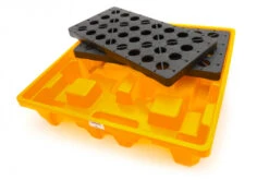 HBM 230 Liter Olievaten Opvangbak, Lekbak Voor 4 Vaten -Werkplaats Gereedschap Serie hbm 409 11.jpg 1200x600 c378bebc88