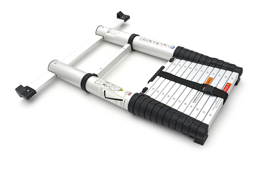 HBM Professionele Telescoopladder – Aluminium – Max. Uitschuiflengte 3.80 M 4 HBM Professionele Telescoopladder – Aluminium – Max. Uitschuiflengte 3.80 M - Afbeelding 4