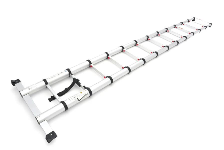 HBM Professionele Telescoopladder – Aluminium – Max. Uitschuiflengte 3.80 M 3 HBM Professionele Telescoopladder – Aluminium – Max. Uitschuiflengte 3.80 M - Afbeelding 3