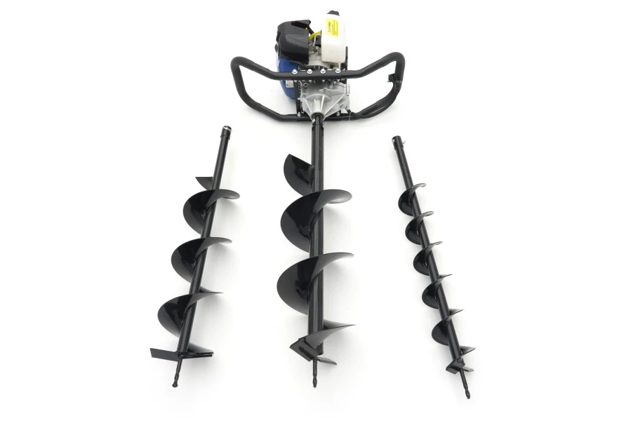 HBM 58 Cc Professionele Grondboor Met Benzine Motor - Inclusief 3 Boren 100 / 150 / 200 Mm. 4 HBM 58 Cc Professionele Grondboor Met Benzine Motor - Inclusief 3 Boren 100 / 150 / 200 Mm. - Afbeelding 4