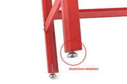 HBM 155 Cm Professionele Werkbank Met 5 Laden En Houten Werkblad, ROOD -Werkplaats Gereedschap Serie hbm 617.jpg 1200x600 f306eebc88