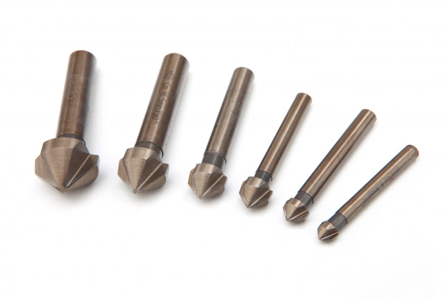 HBM 6 Delige COBALT Verzinkfrezenset 1 HBM 6 Delige COBALT Verzinkfrezenset