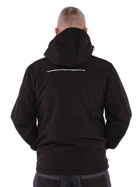 Clive Softshell Werkjas Zwart 1 Clive Softshell Werkjas Zwart