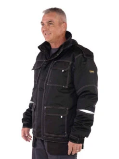 Caton Werkjas Zwart -Werkplaats Gereedschap Serie storvik werkjas parka zwart caton links.jpg 1200x600 28827ebc88