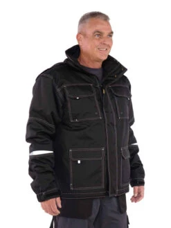 Caton Werkjas Zwart -Werkplaats Gereedschap Serie storvik werkjas parka zwart caton rechts.jpg 1200x600 dde8febc88